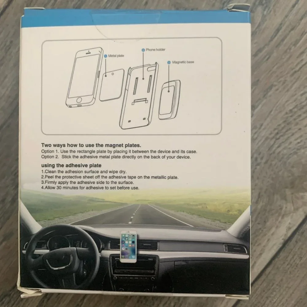 NEW WIZGEAR UNIVERSAL MAGNETIC PHONE CAR‎ MOUNT